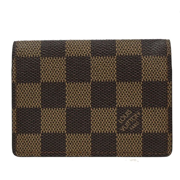 LOUIS VUITTON Envelope Carte de Visite Bifold Card Case Damier BN N62920 60YH167 - Picture 9 of 12